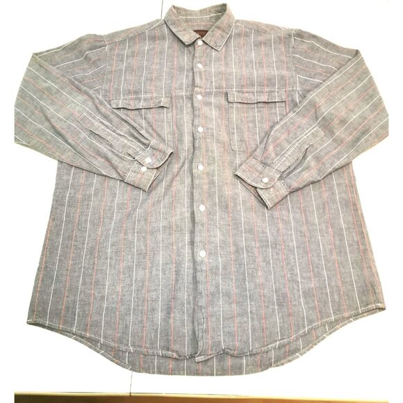 Levis Mens Large Vintage Long Sleeve Oversized Button Up Shirt - Picture 1 of 5